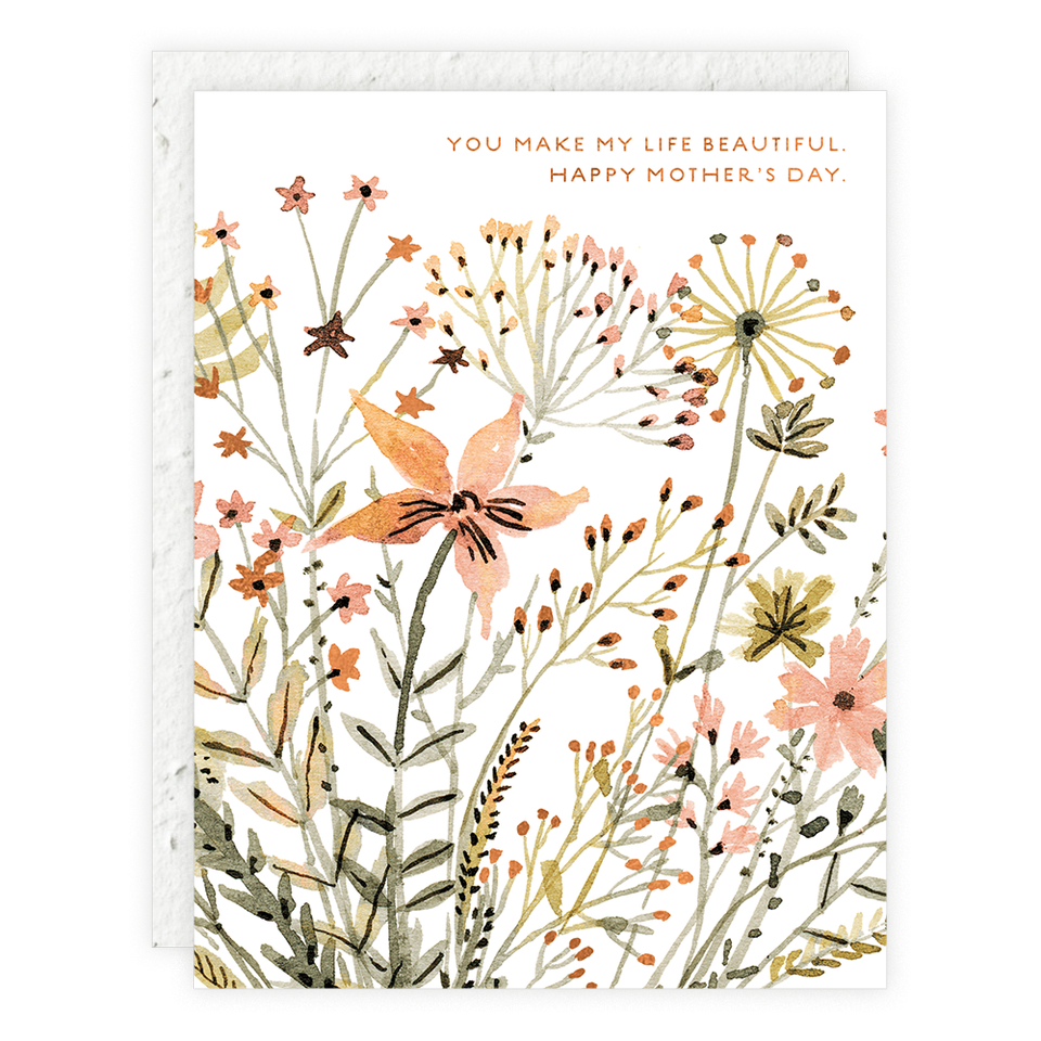 Make Life Beautiful Mother's Day Card