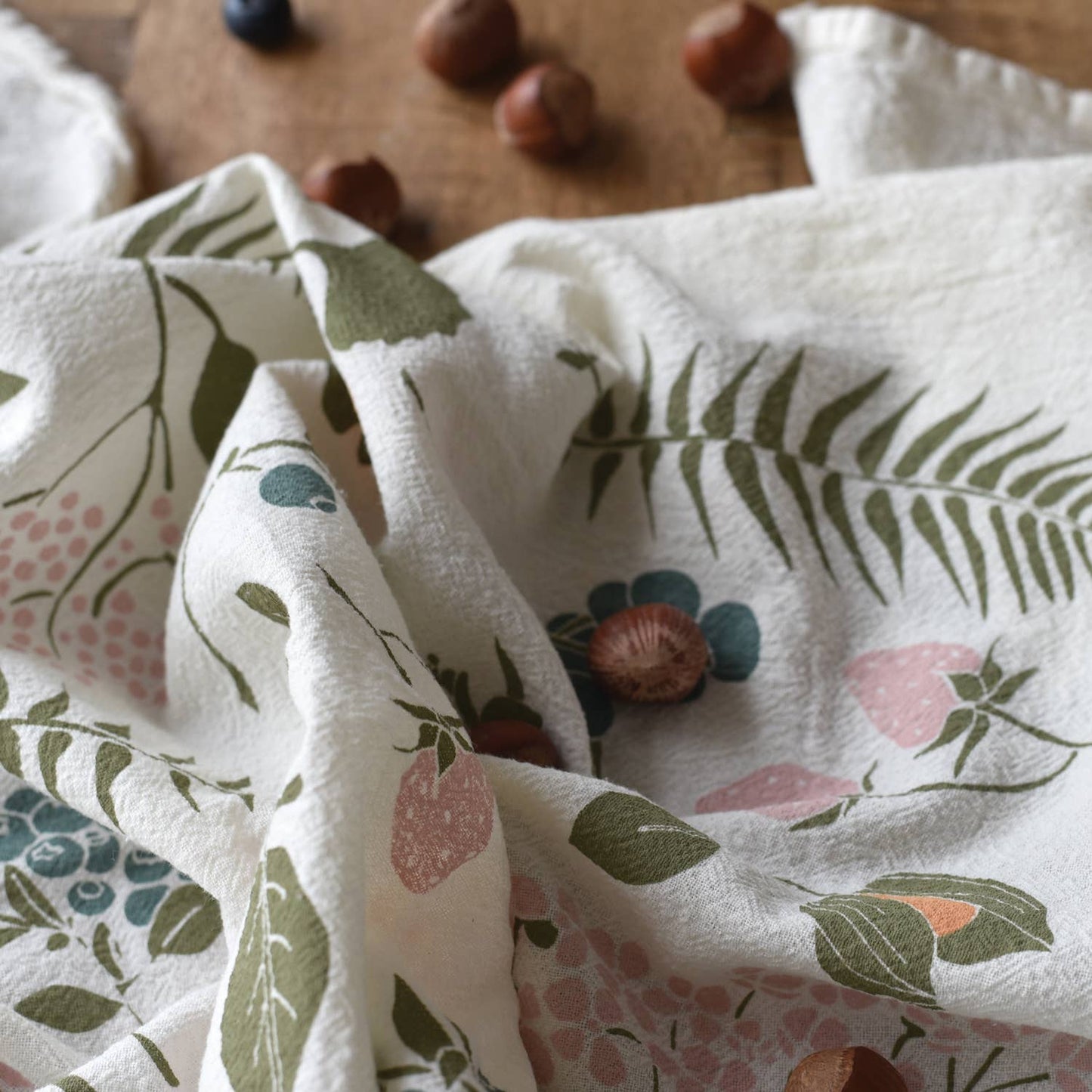 Wild Berries & Nuts Tea Towel
