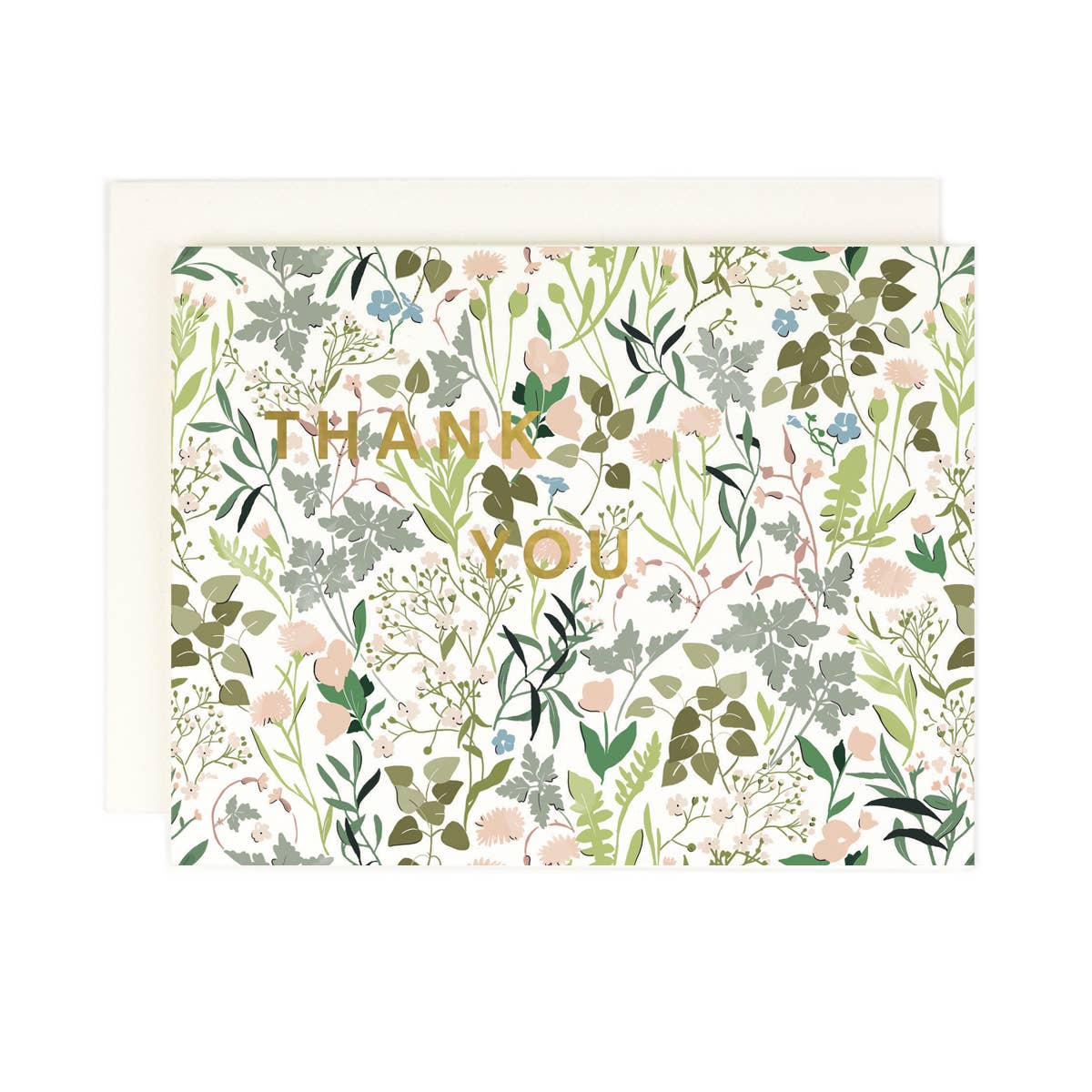 Wildflower Thank You Greeting Card