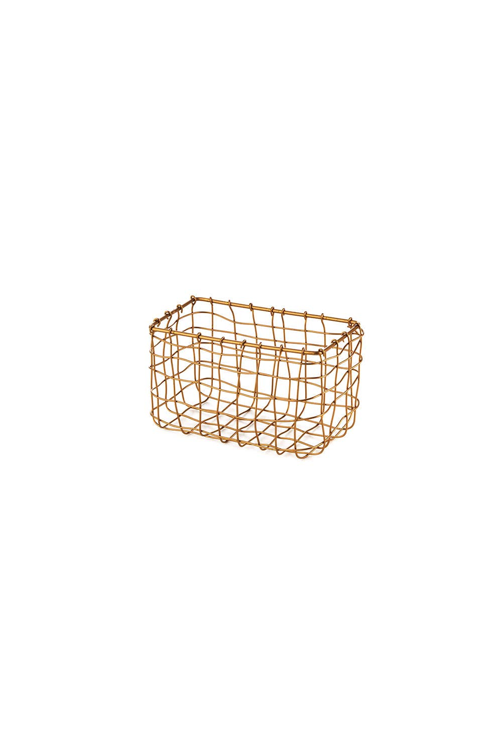 Brass Wire Basket (Rectangle)