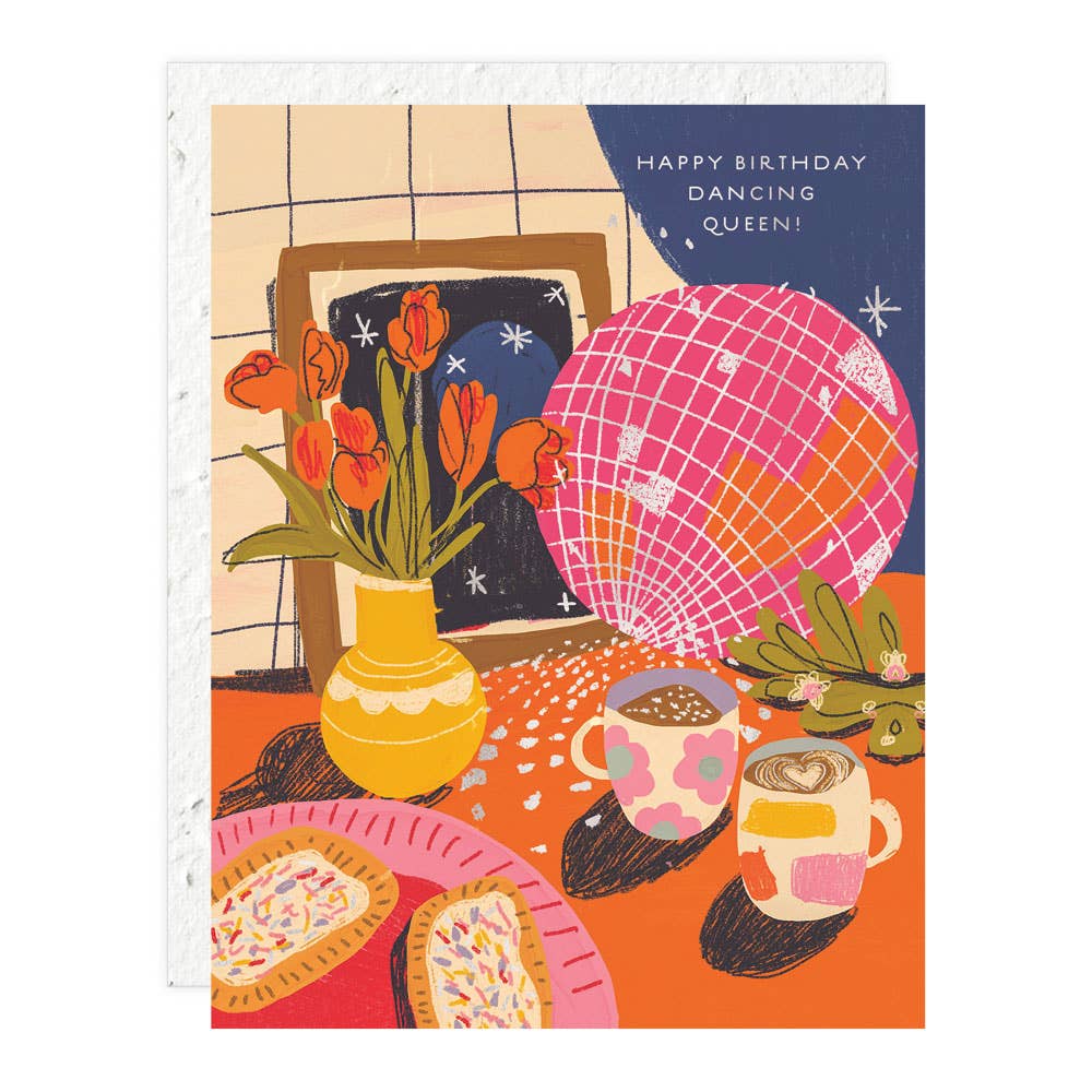 Dancing Queen Birthday Greeting Card