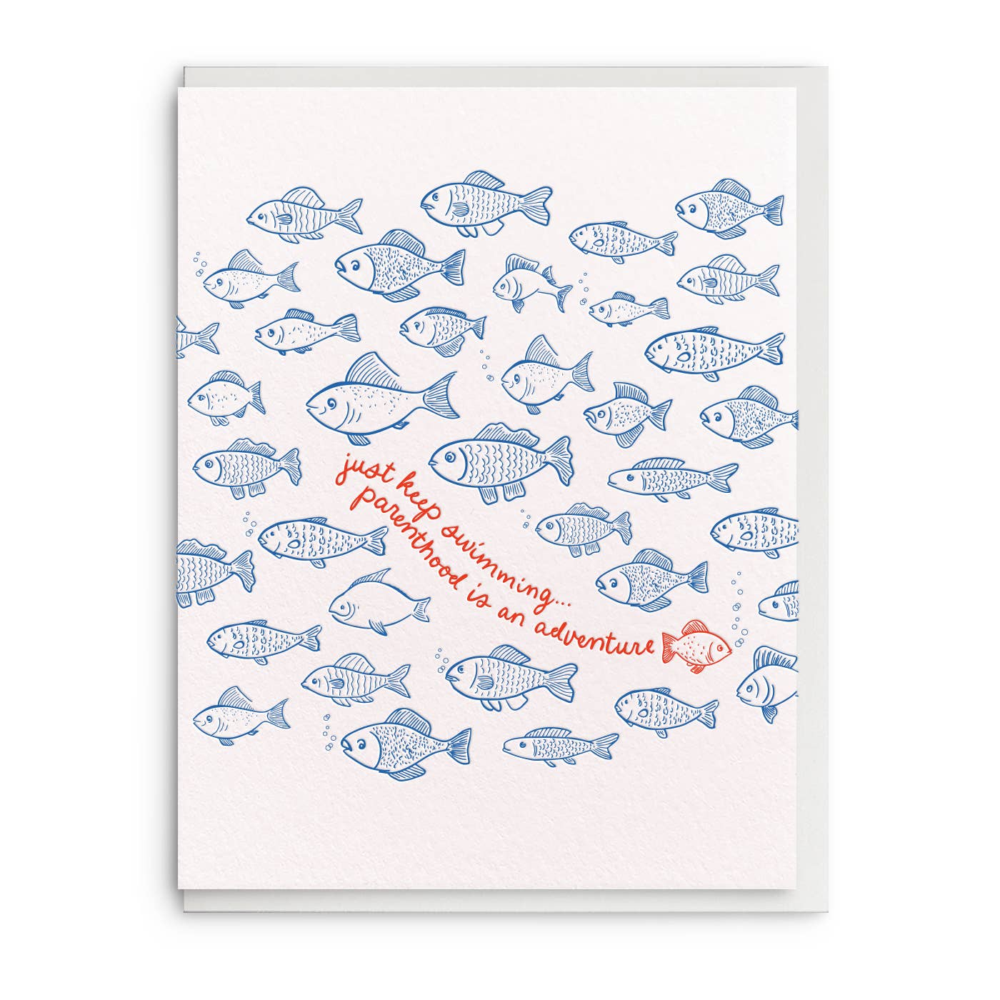 Keep Swimming New Parent Greeting Card