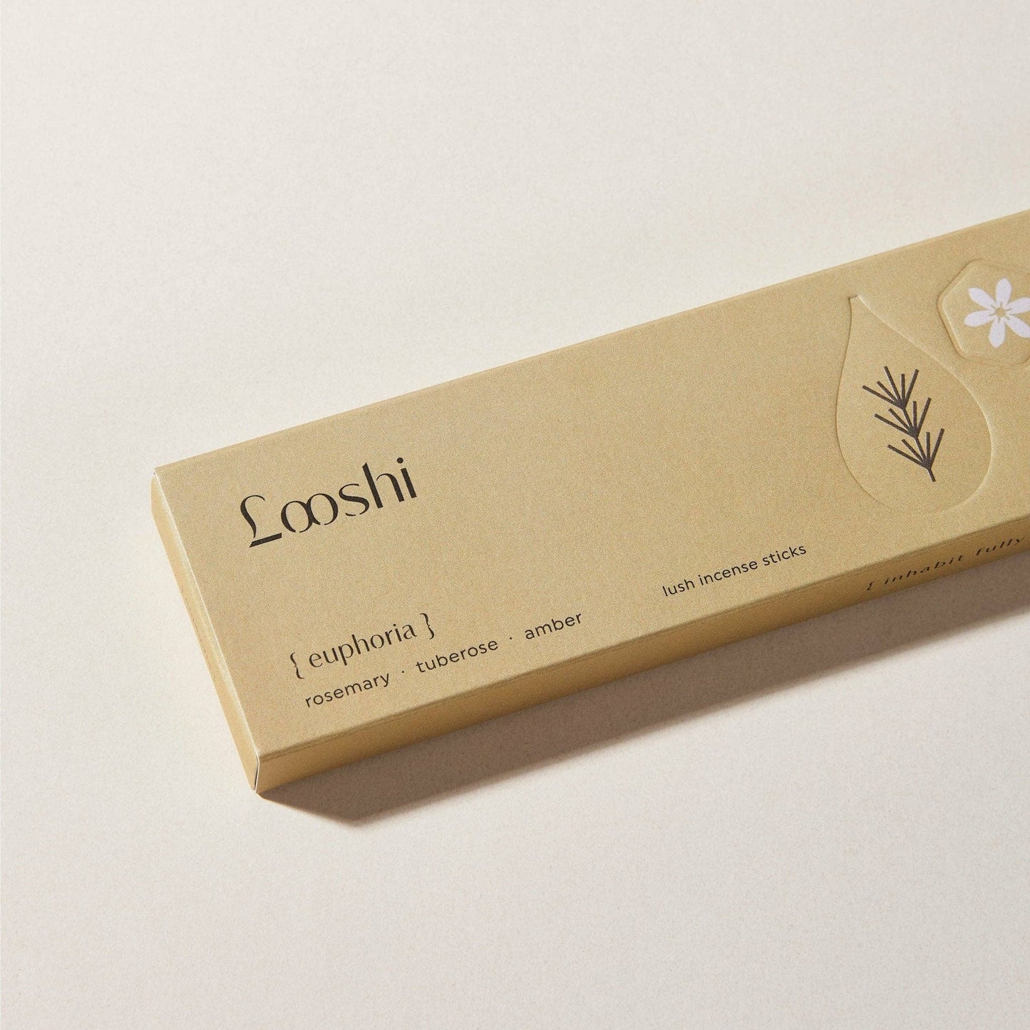 Natural Incense with Rosemary, Tuberose, Amber