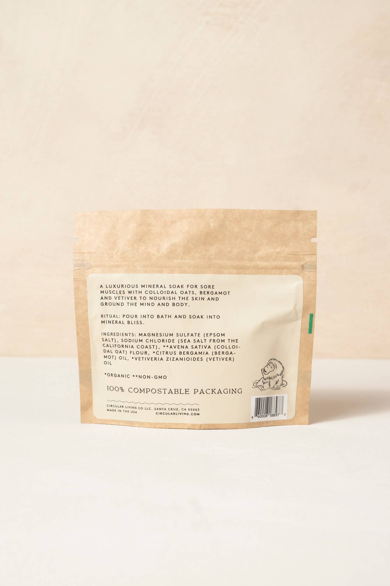 Vetiver & Bergamot Mineral Bath Soak