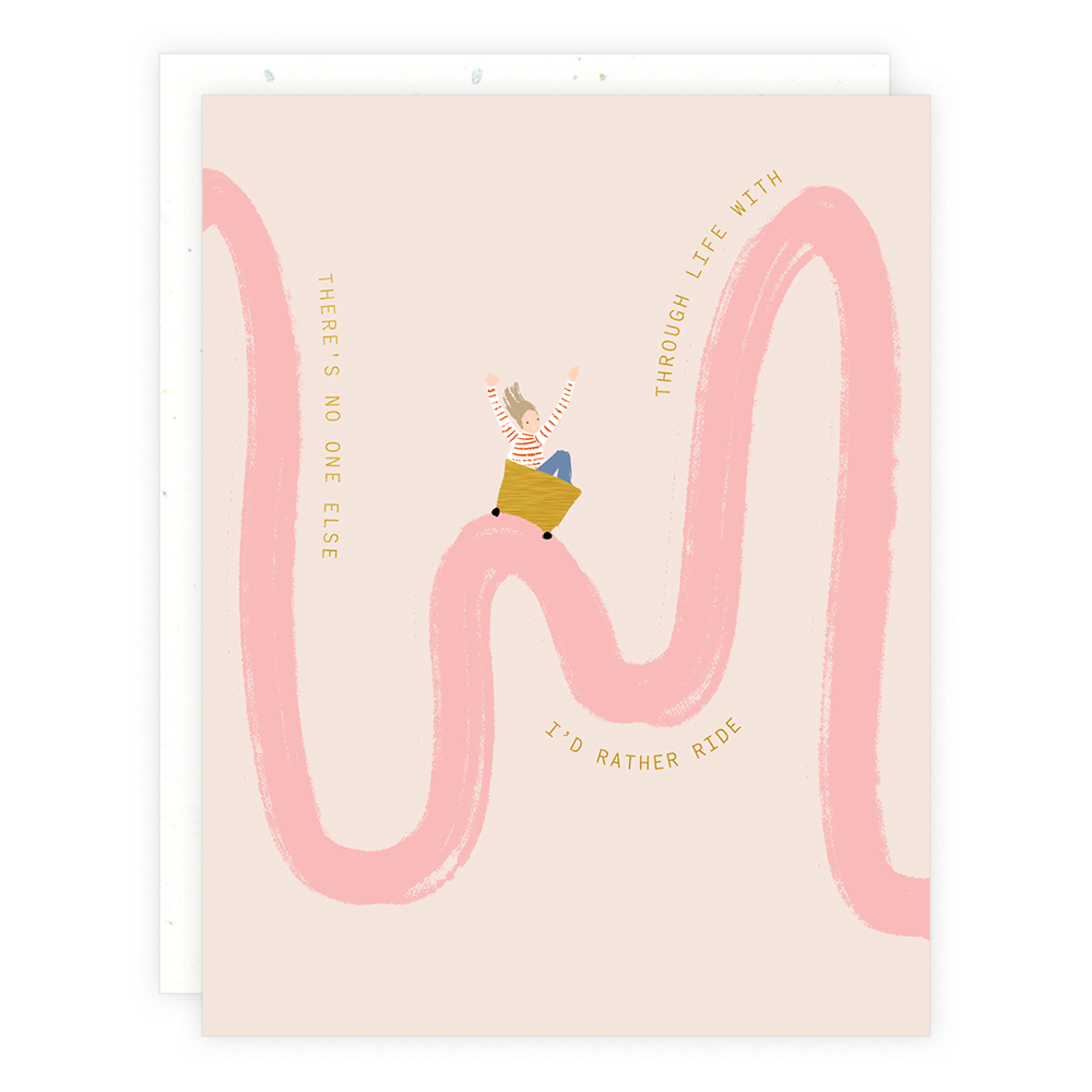 Ride Through Life Greeting Card