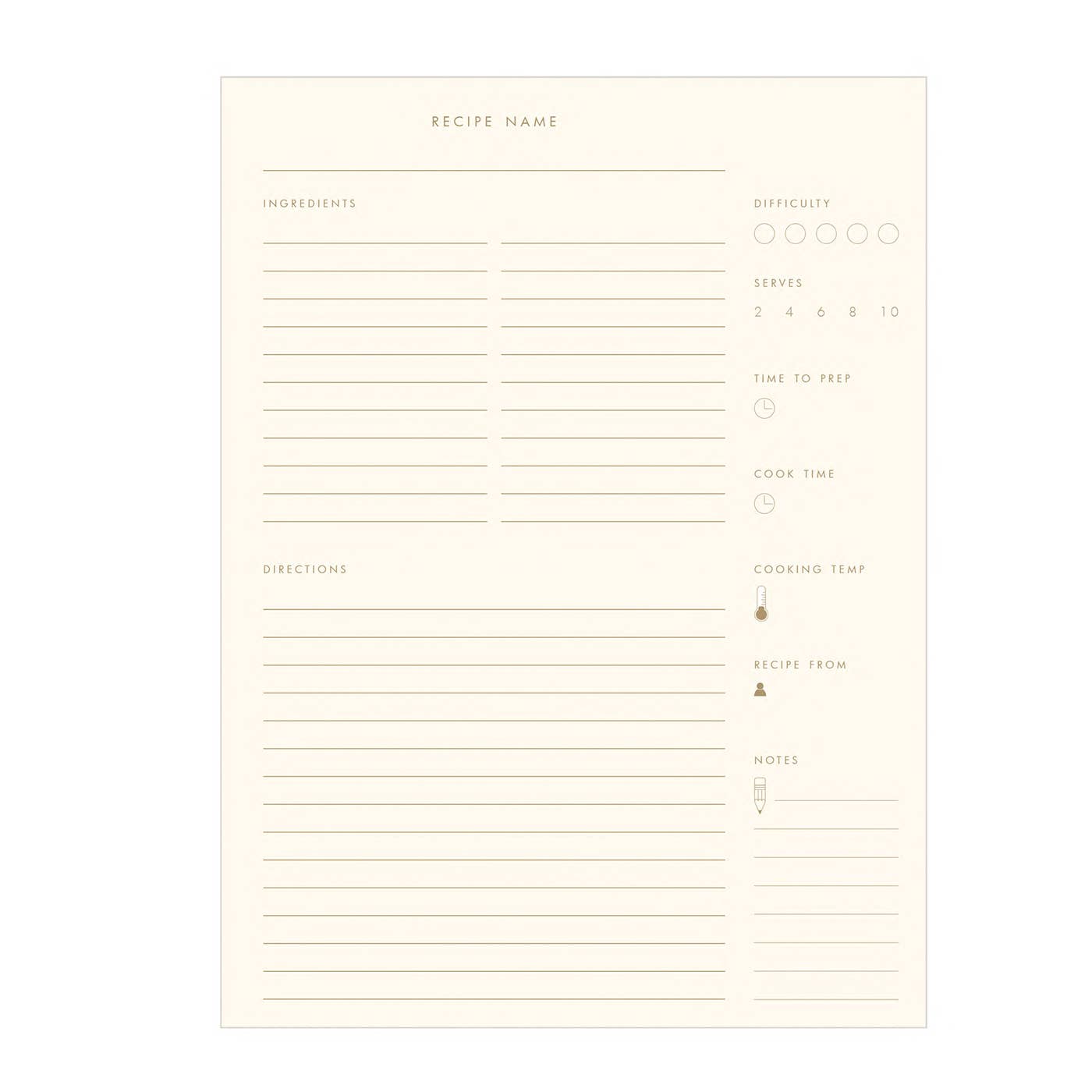 Gathered Recipes Book