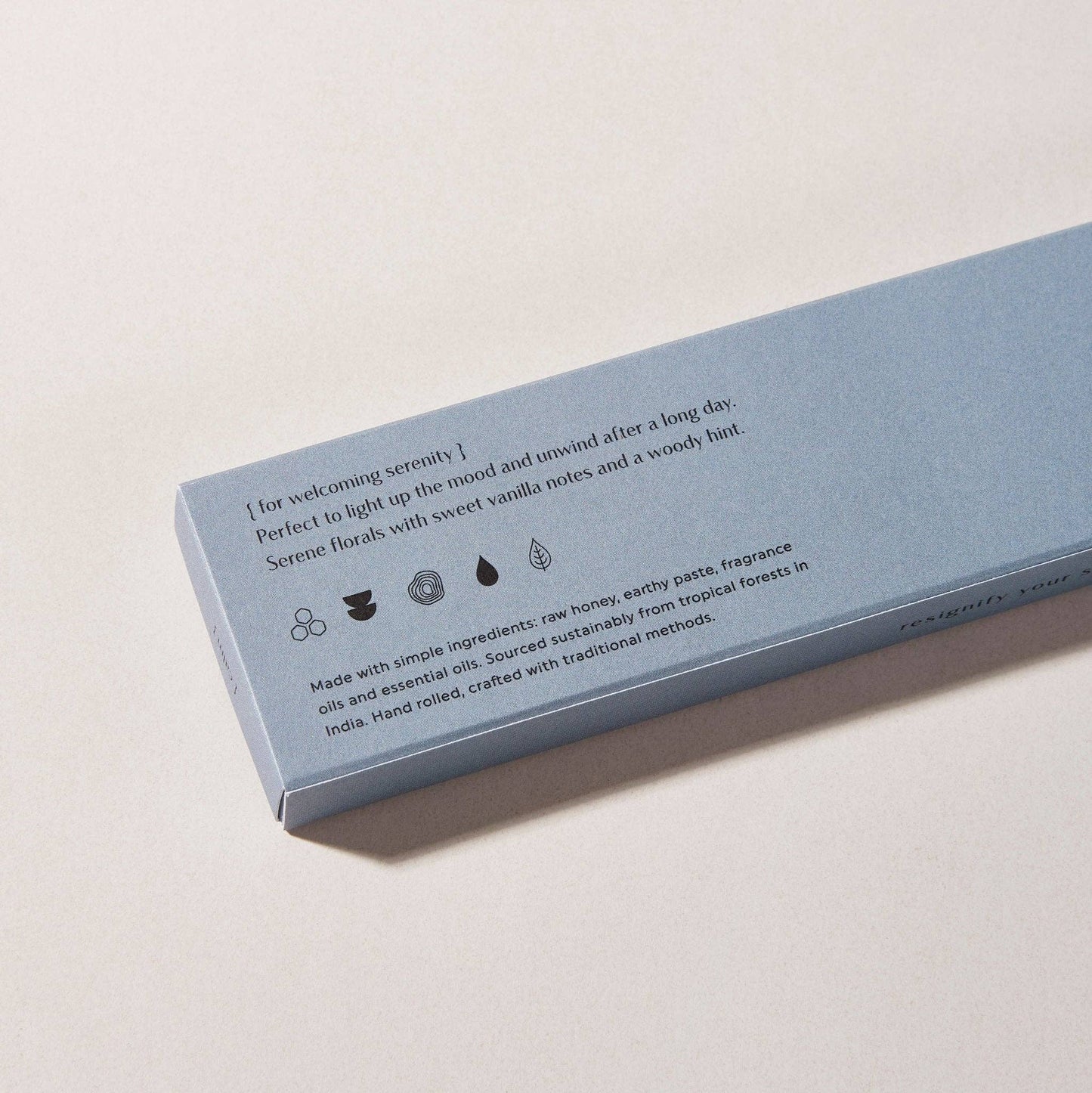 Natural Incense with Labdanum, Vanilla Bean, Amber