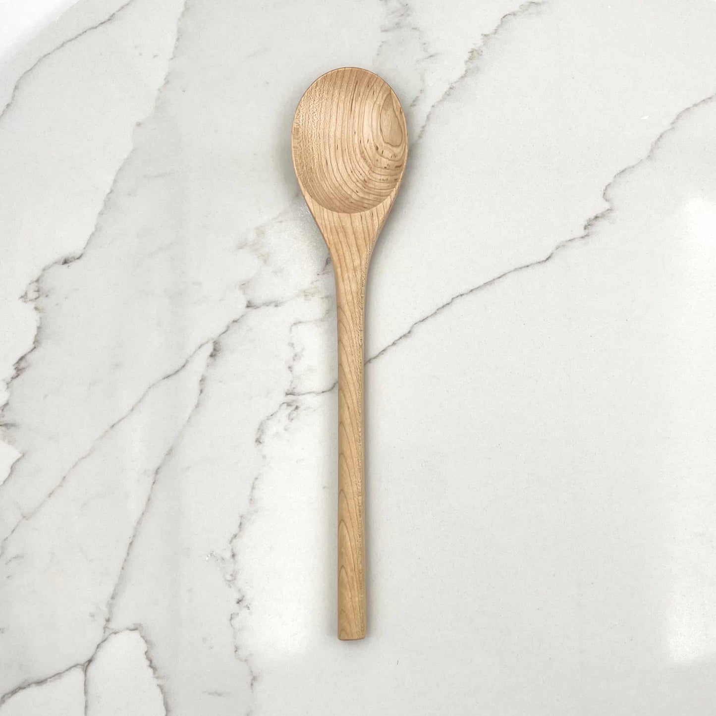 12" Oval Wooden Spoon