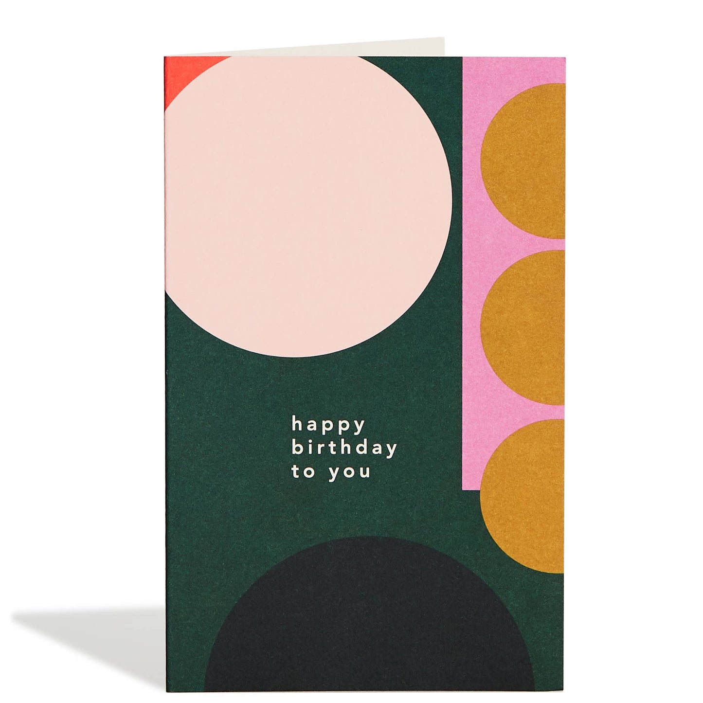 Geometric Birthday Greeting Card