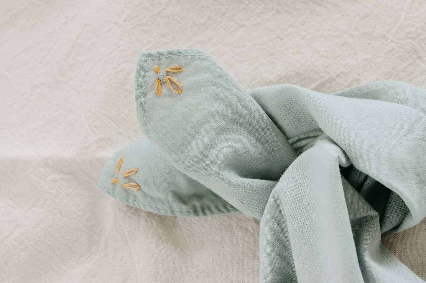 Embroidered Cotton Bandana