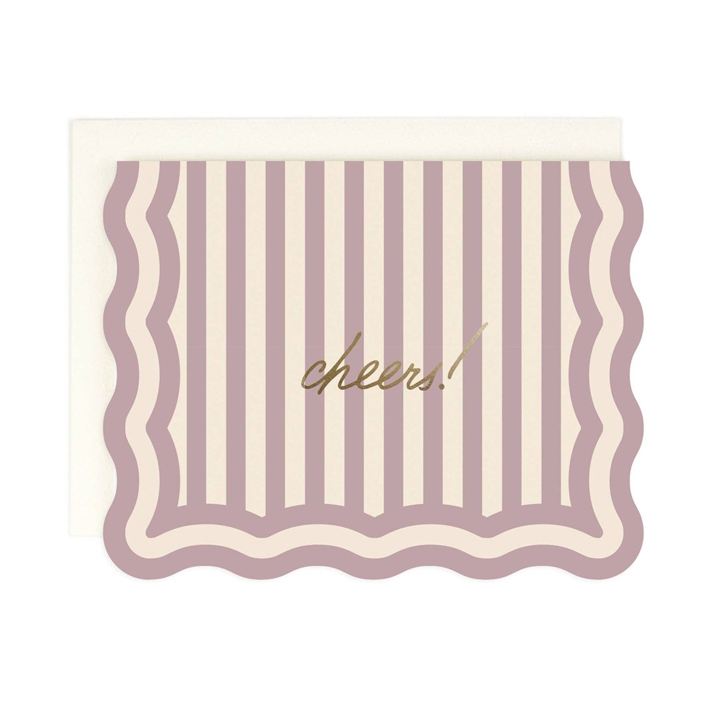 Striped Cheers! Greeting Card