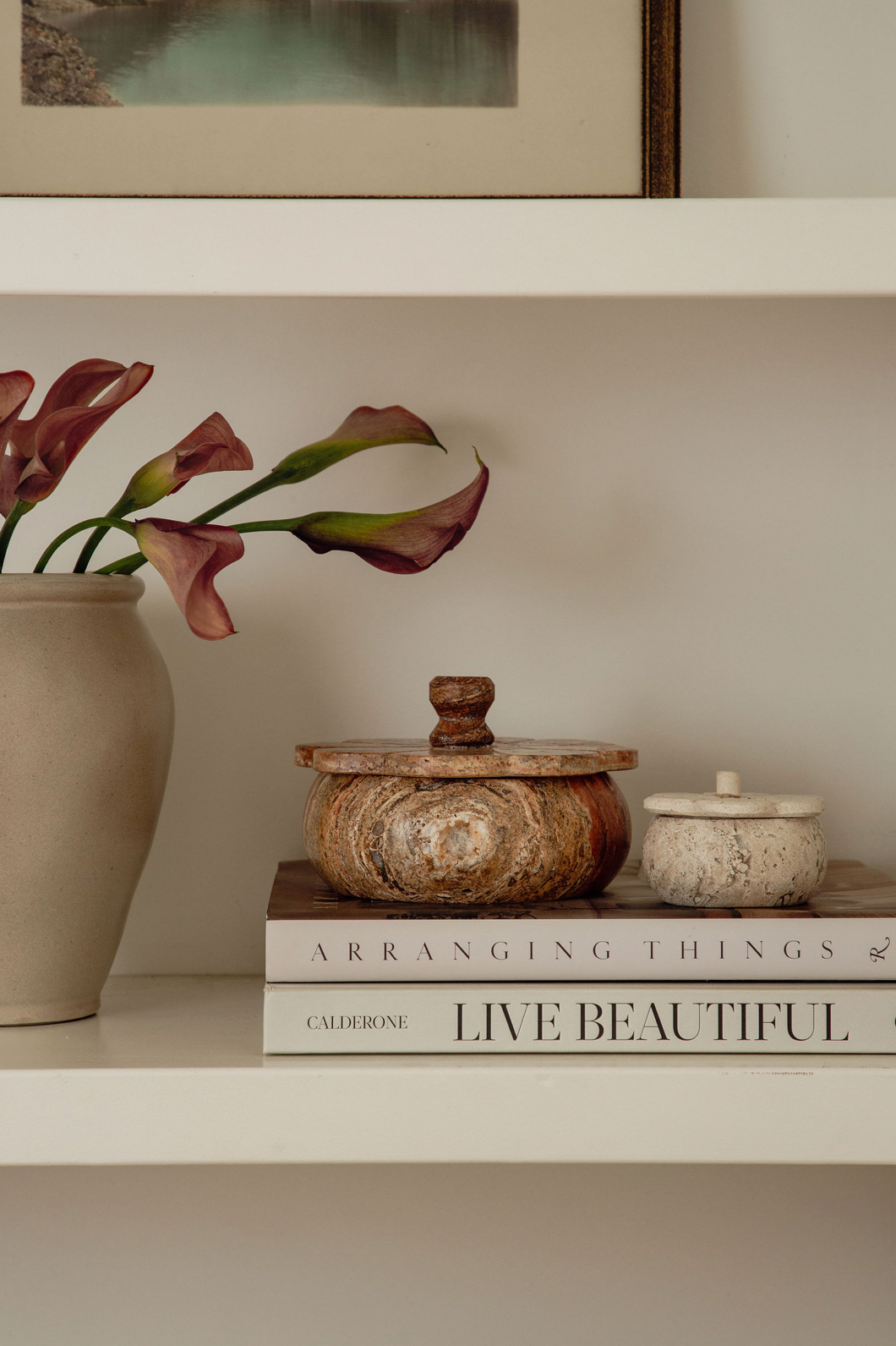 Travertine Trinket Box