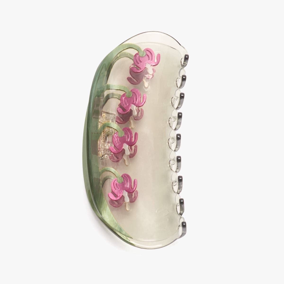 Bleeding Heart Flower Hair Claw