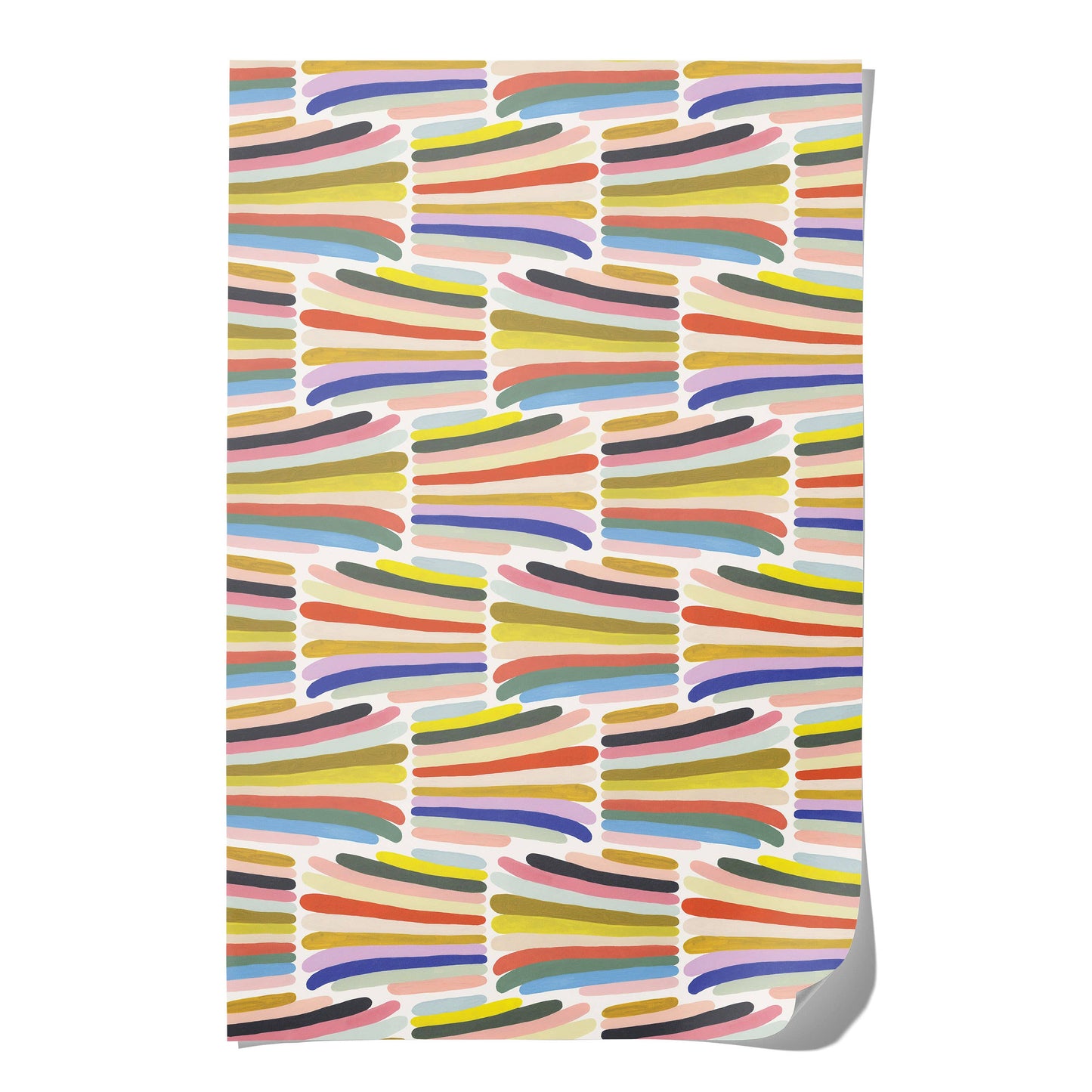 Rainbow Stripes Wrapping Paper Roll