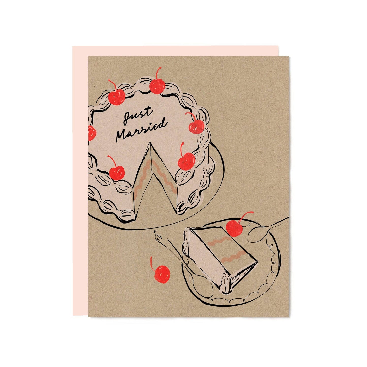 Just Married Greeting Card