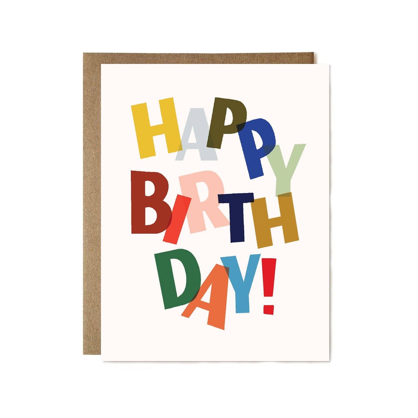 Colorful Happy Birthday Greeting Card