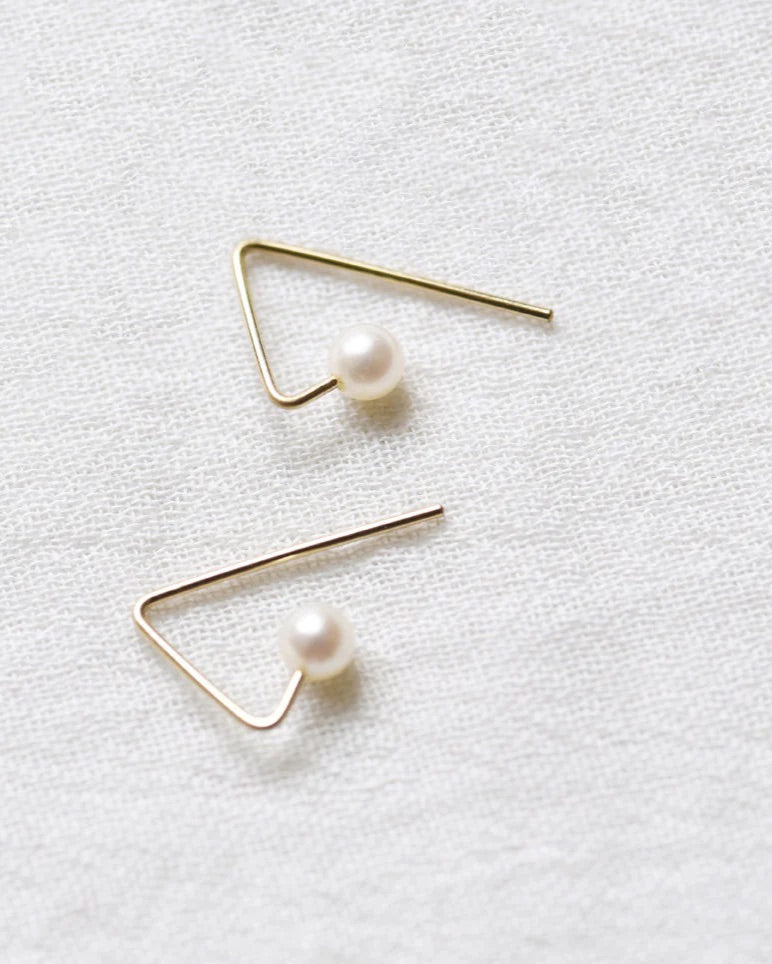 Pearl Threader Earring