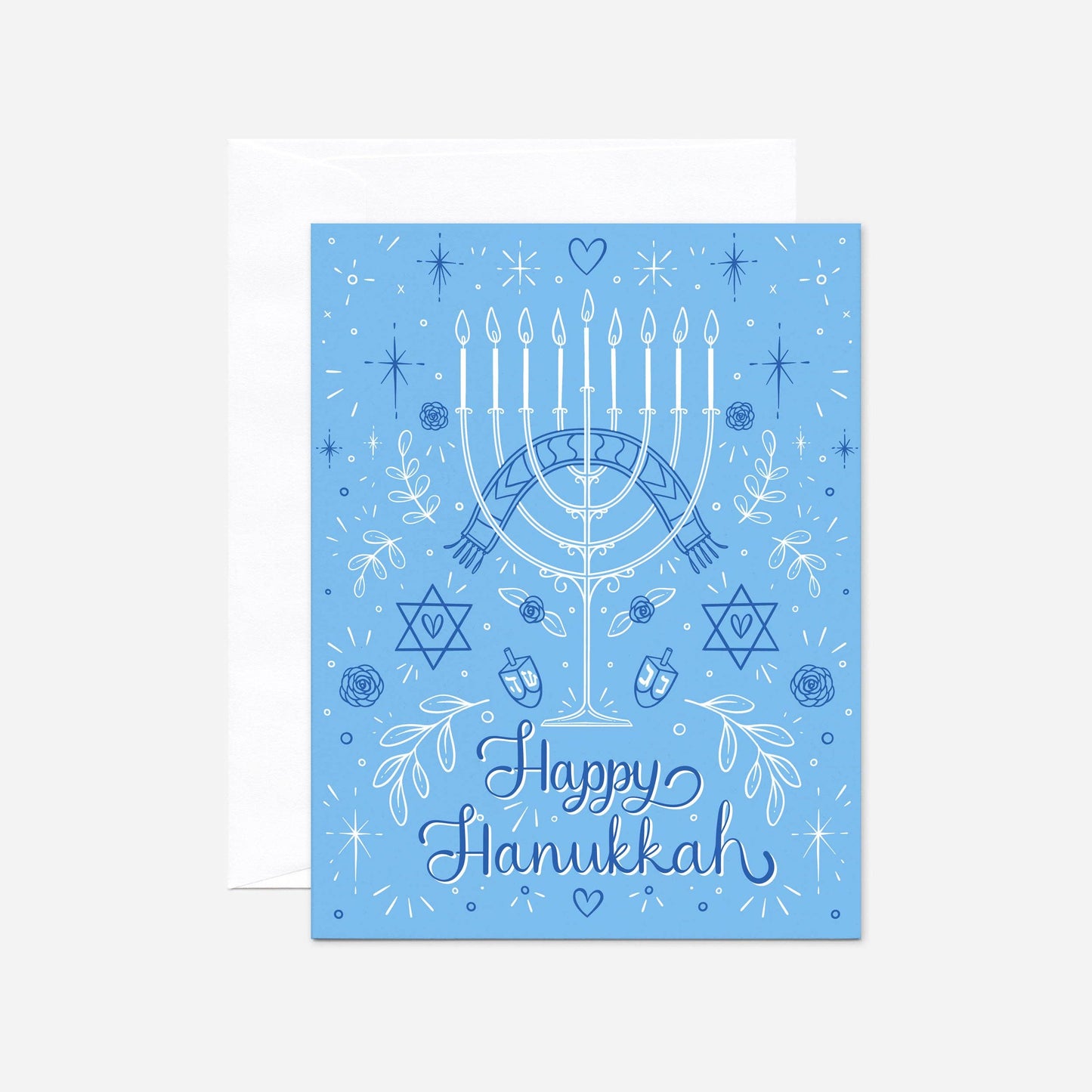 Happy Hanukkah Holiday Greeting Card
