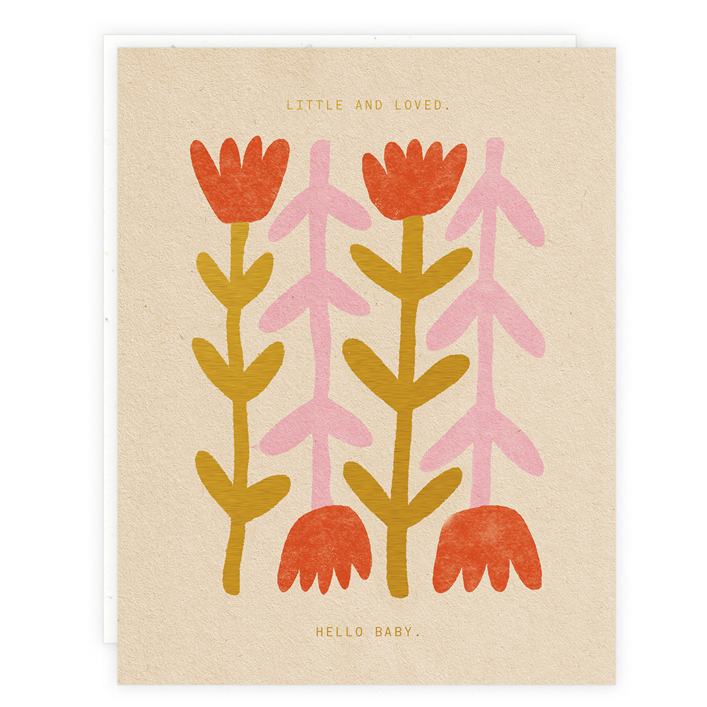 Little and Loved Greeting Card