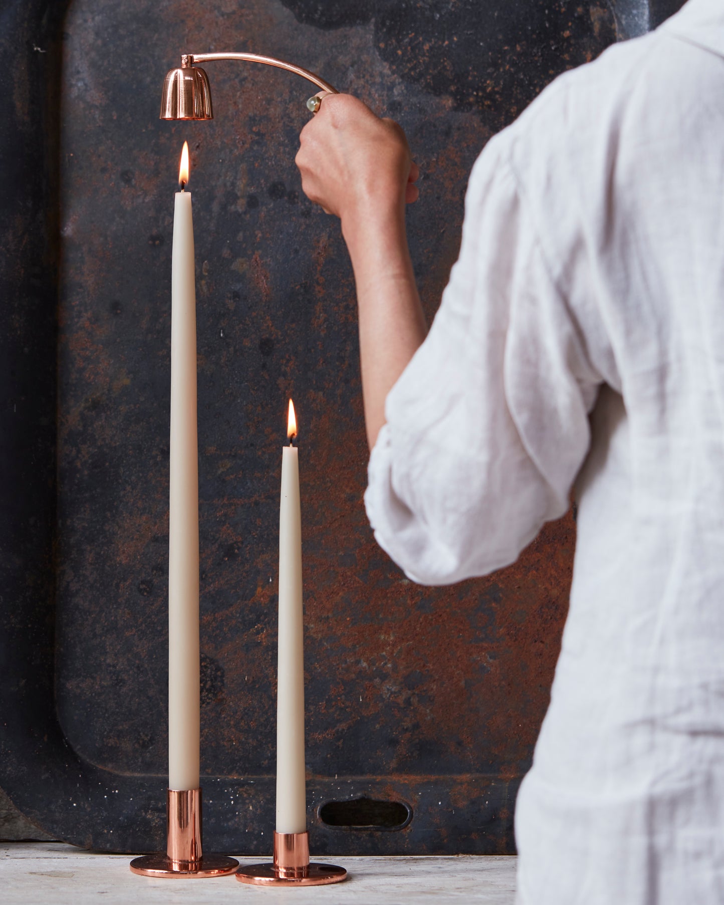 Copper Blossom Candle Snuffer