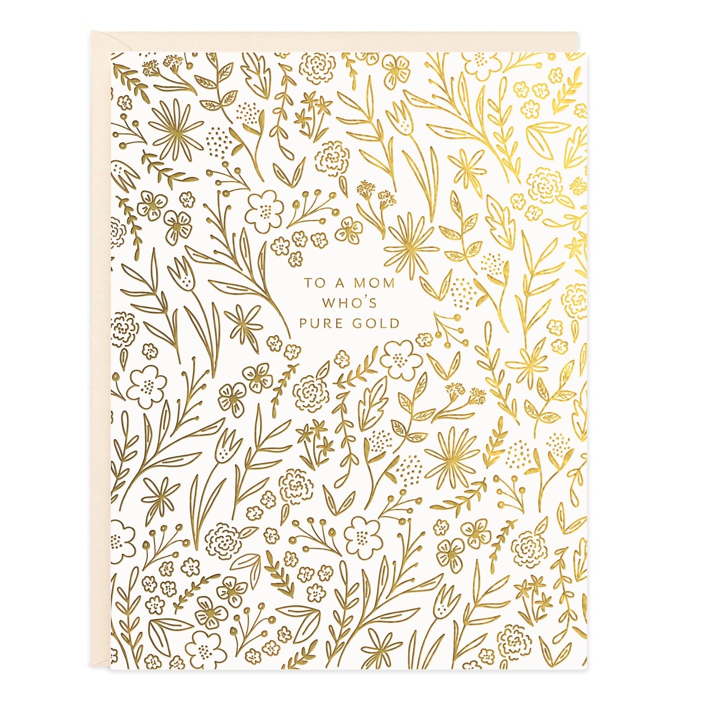 Pure Gold Mother's Day Greeting Card