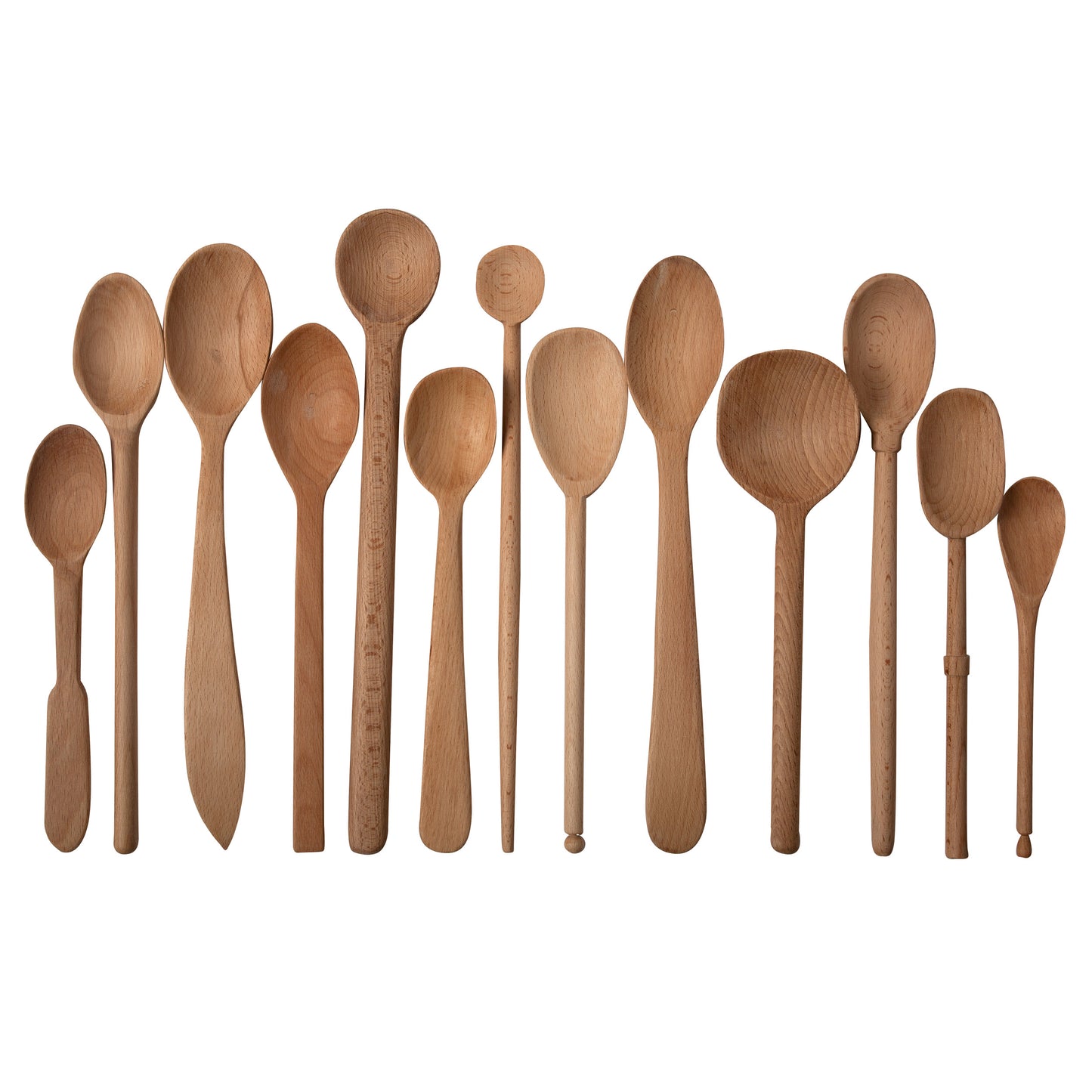 Baker's Dozen Wooden Spoons