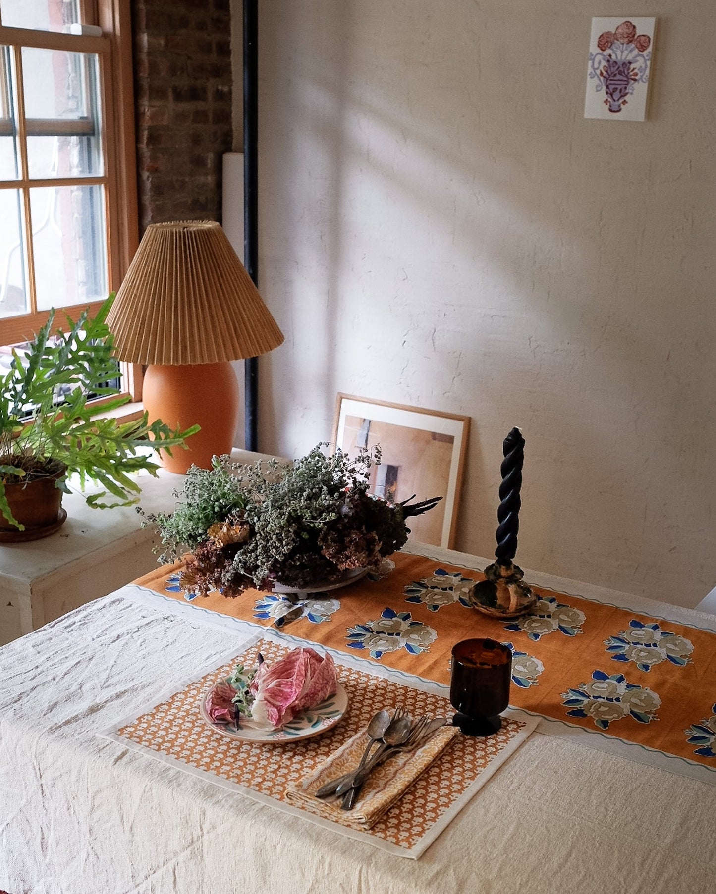 Anu Block-Printed Placemats (Set of 2)