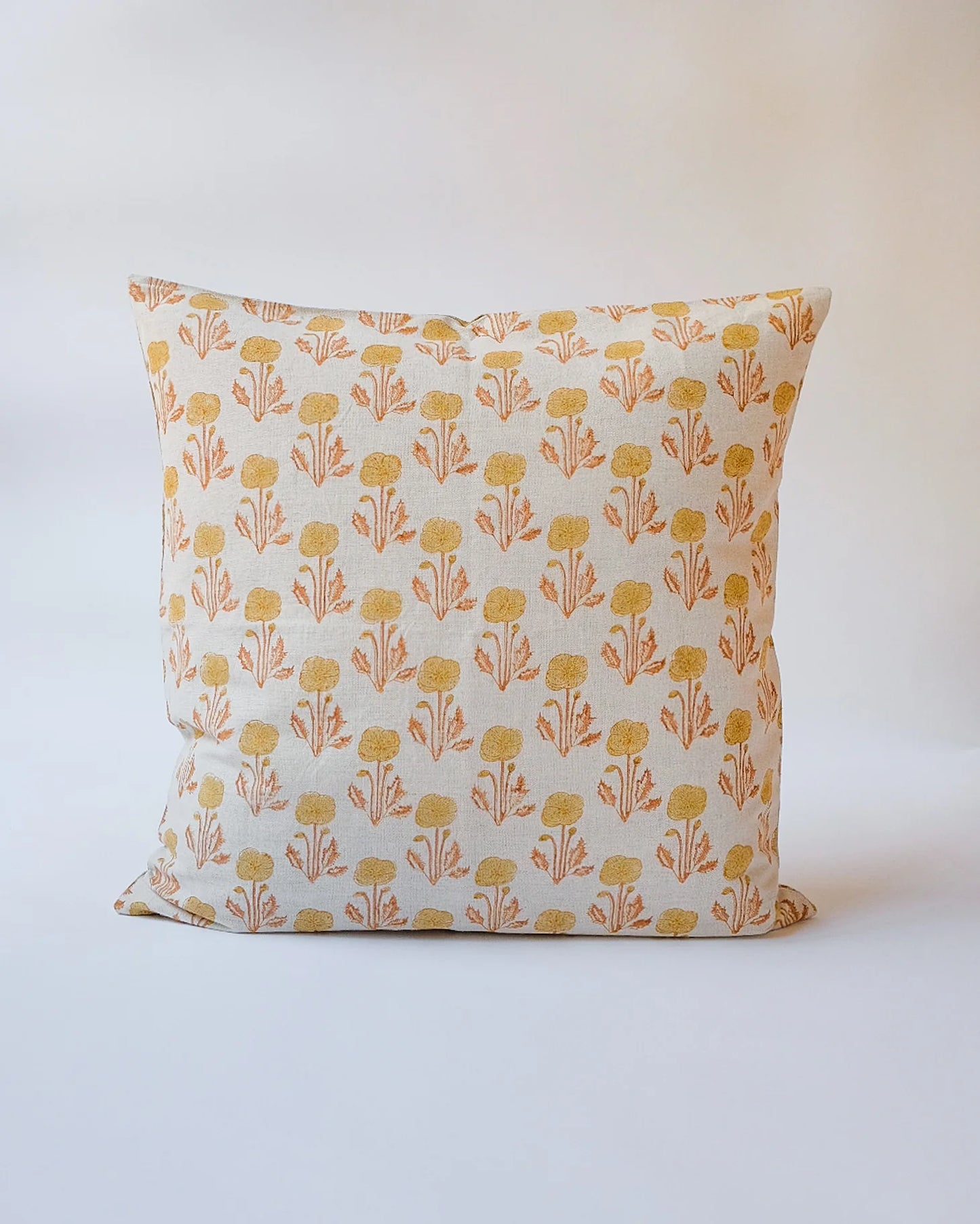 Zoya Block-Printed Throw Pillow