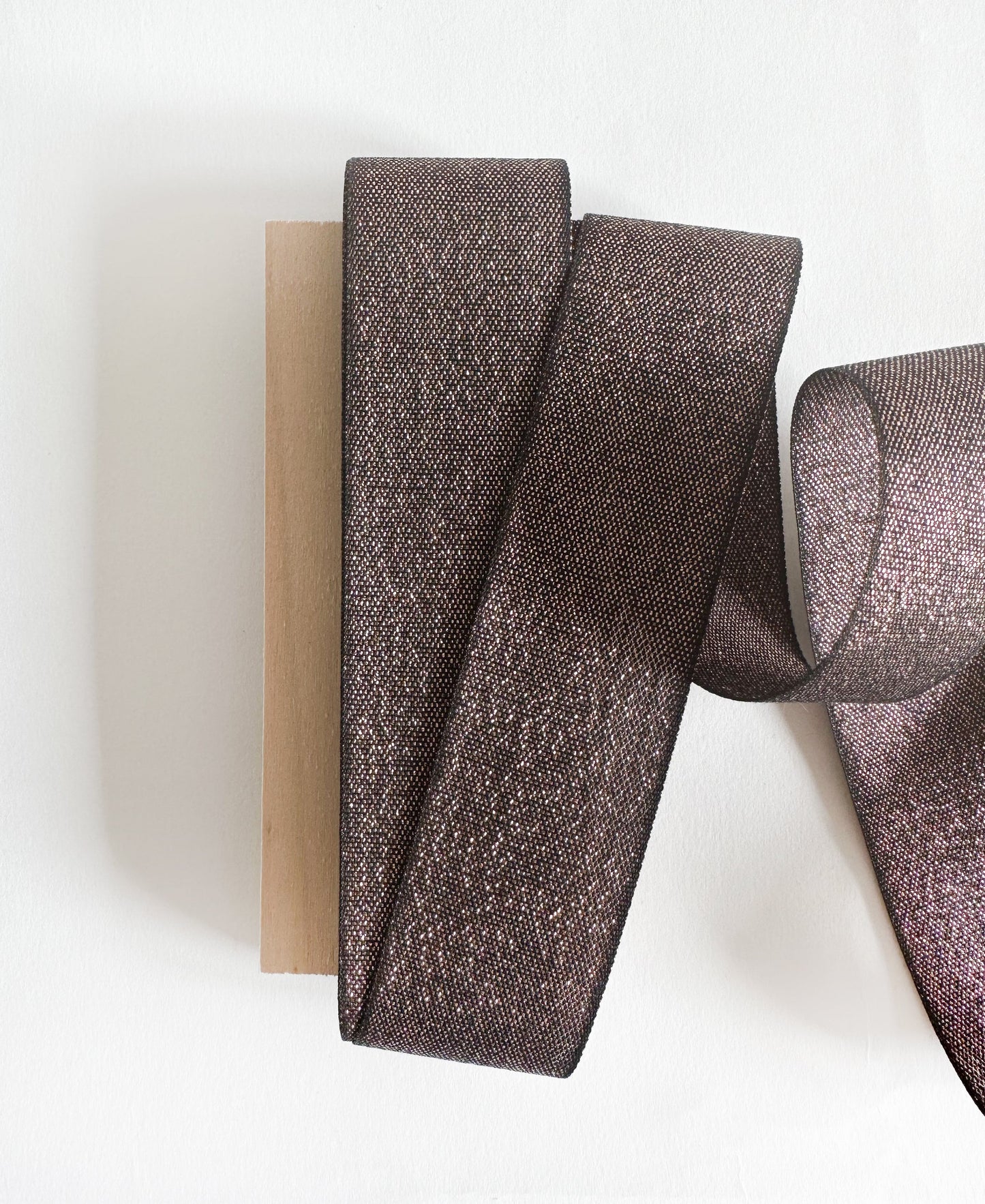 Metallic Woven Cotton Ribbon