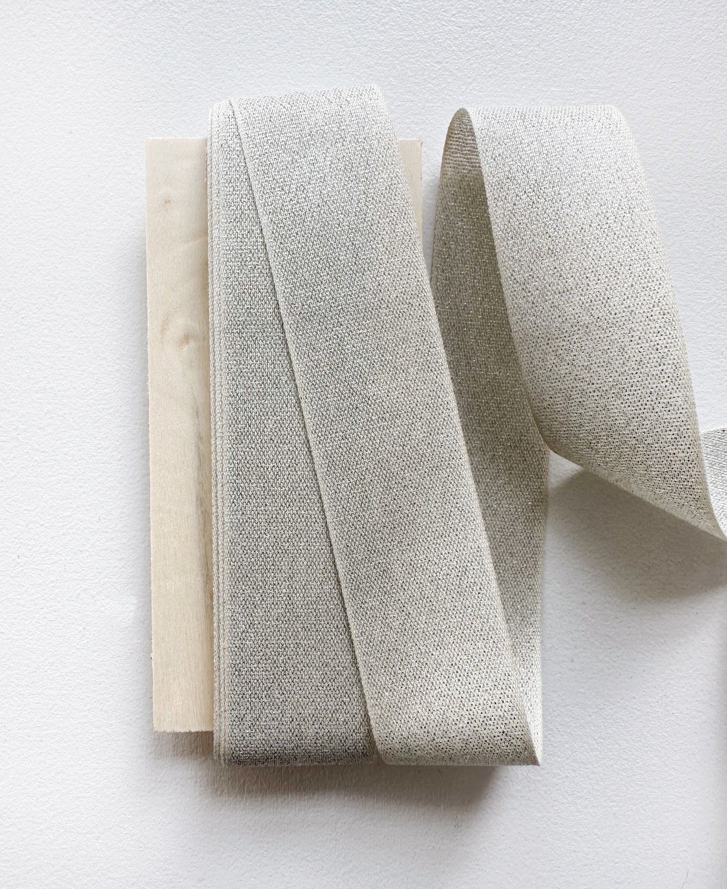 Metallic Woven Cotton Ribbon