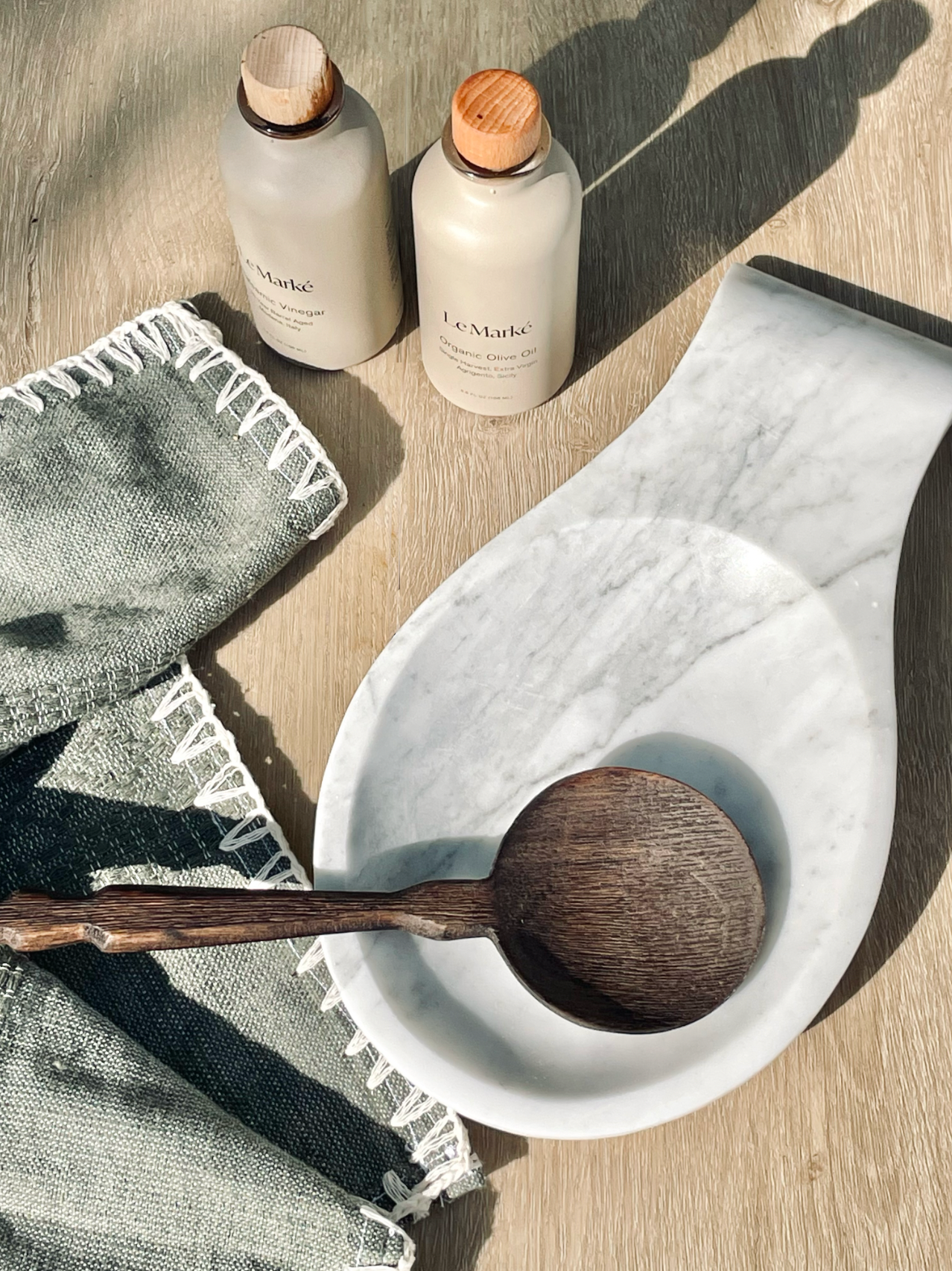 Oversized Marble Spoon Rest