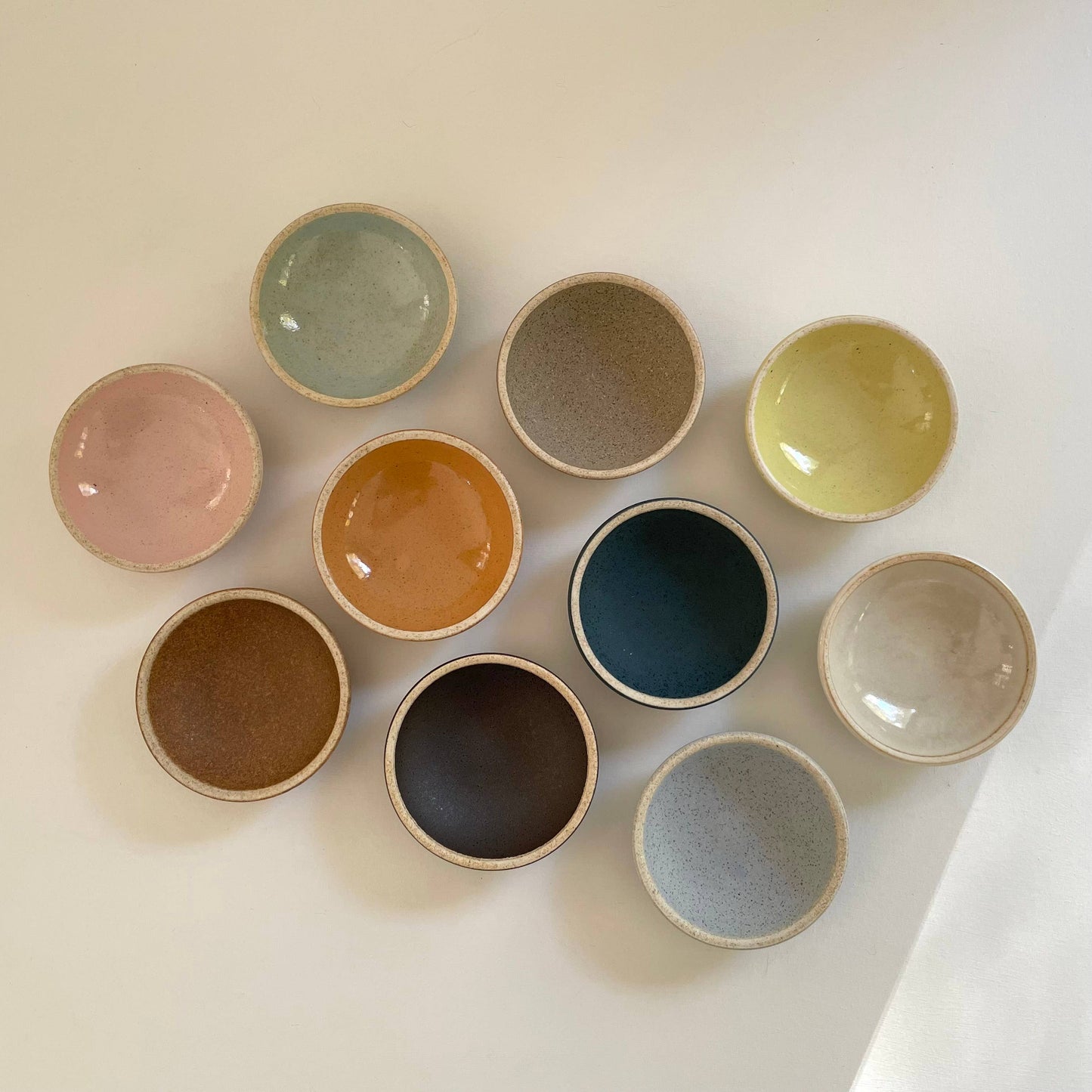 3" Ceramic Mini Condiment Bowls
