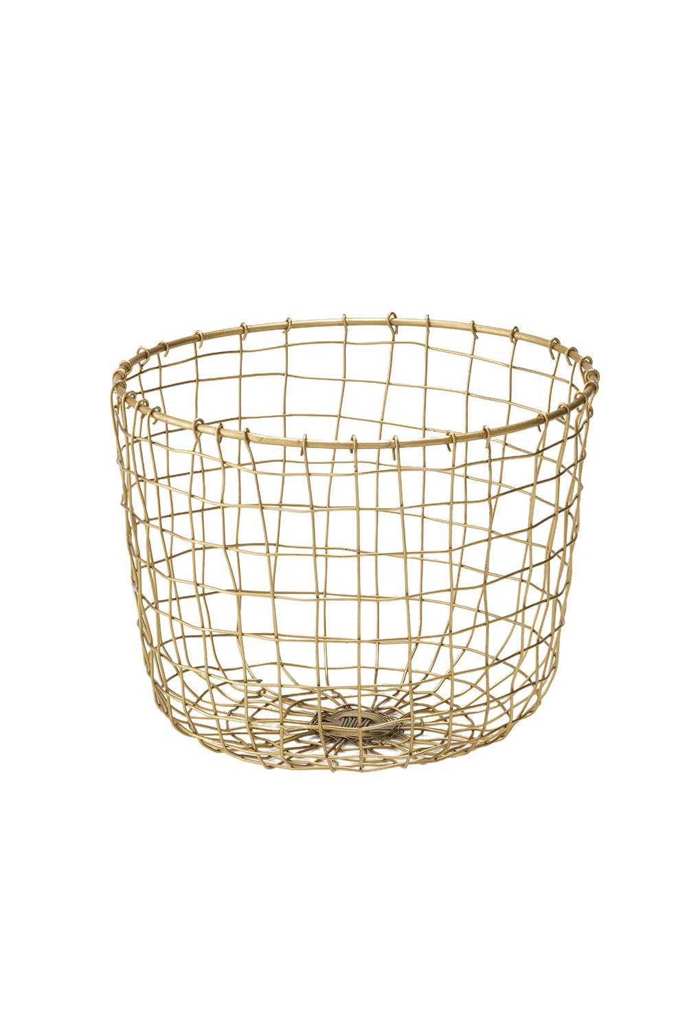 Brass Wire Basket (Round)