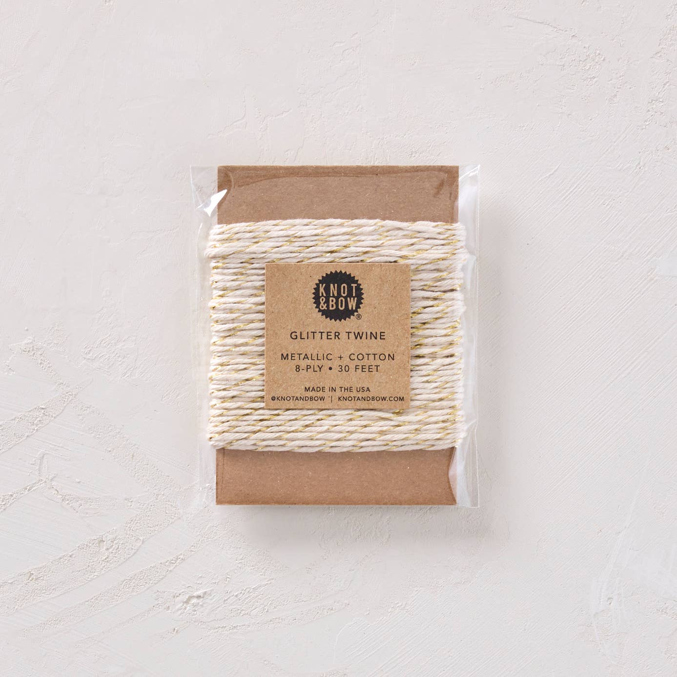 Natural Glitter Twine