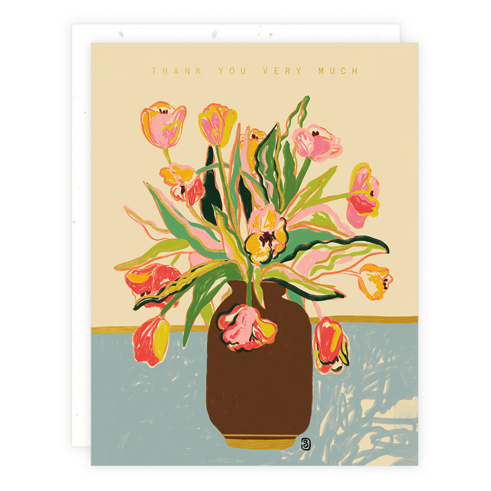 Thank You Bouquet Greeting Card