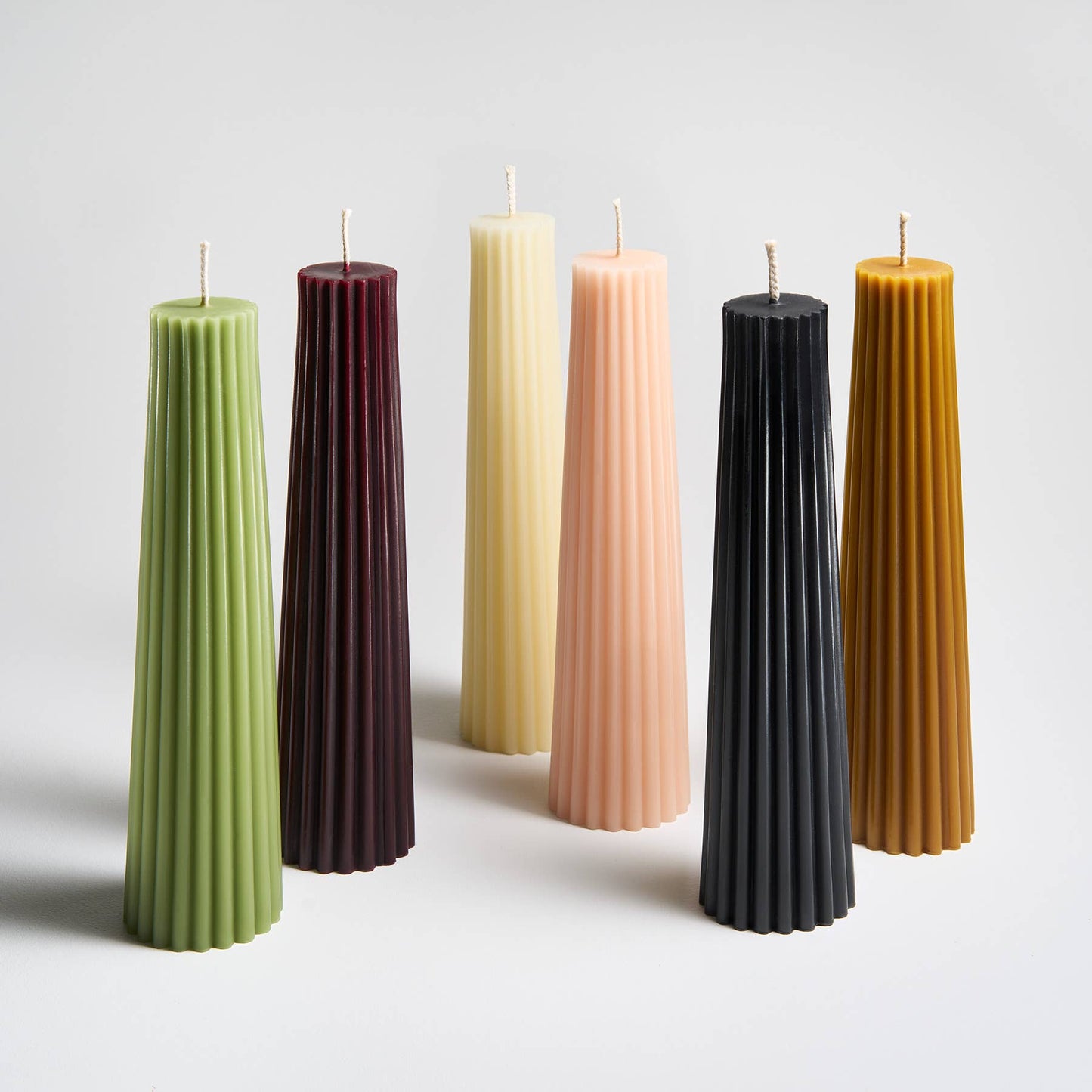 Petite Fluted Pillar Candle