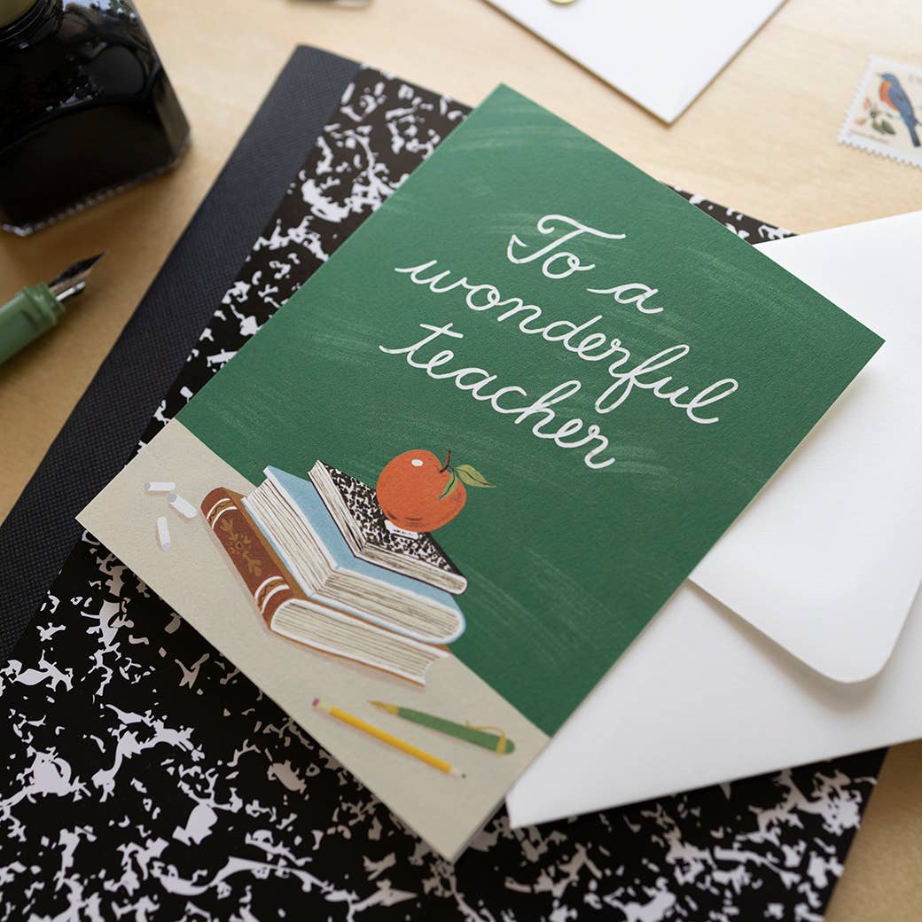 Wonderful Teacher Greeting Card