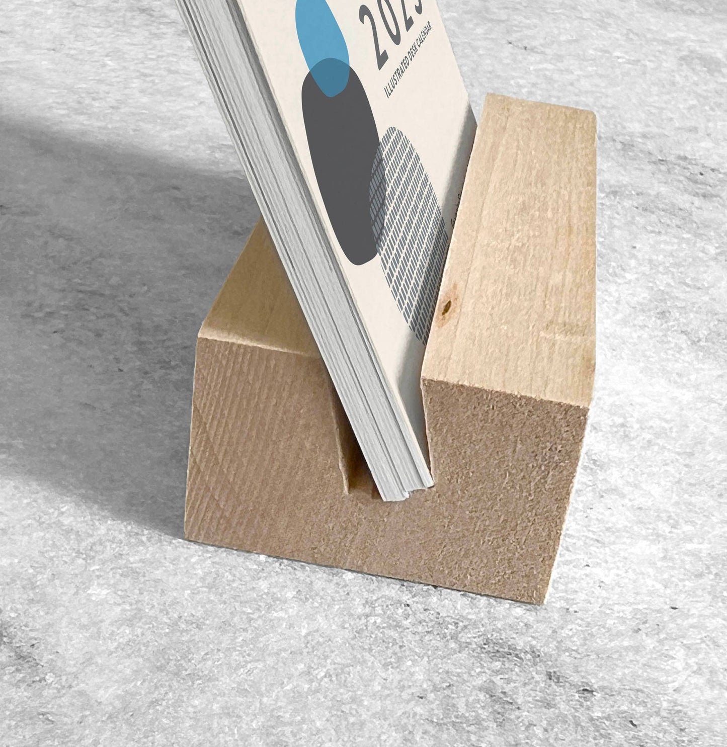 2026 Mini Desk Calendar, Abstract