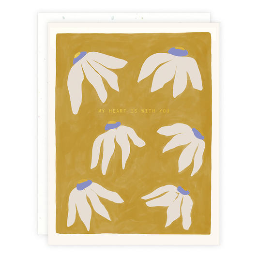 My Heart is With You Greeting Card