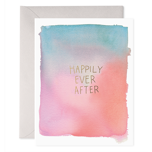 Happily Ever After Wedding Greeting Card