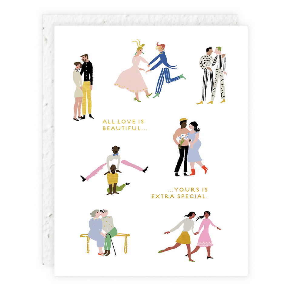 All Love Is Beautiful Greeting Card