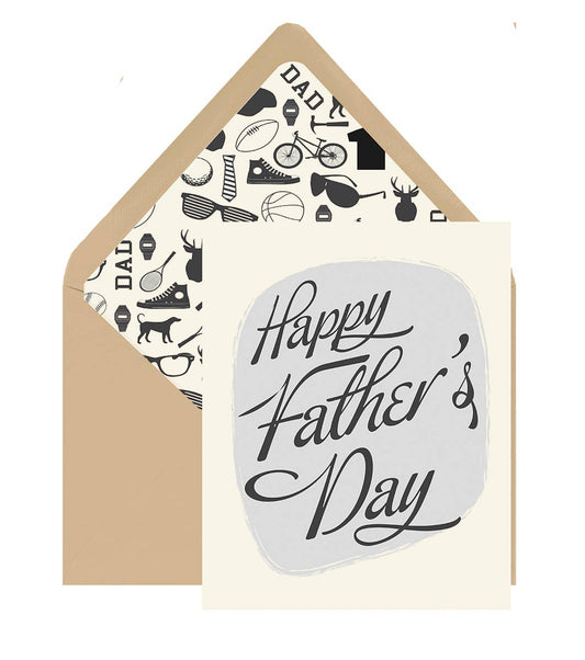Father’s Day Calligraphy Greeting Card