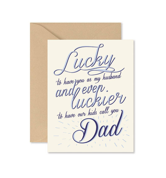 Luckier Father's Day Greeting Card