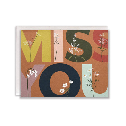 Miss You Greeting Card
