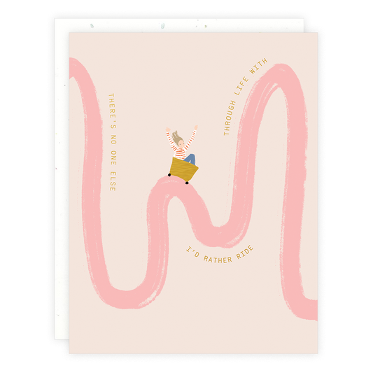 Ride Through Life Greeting Card