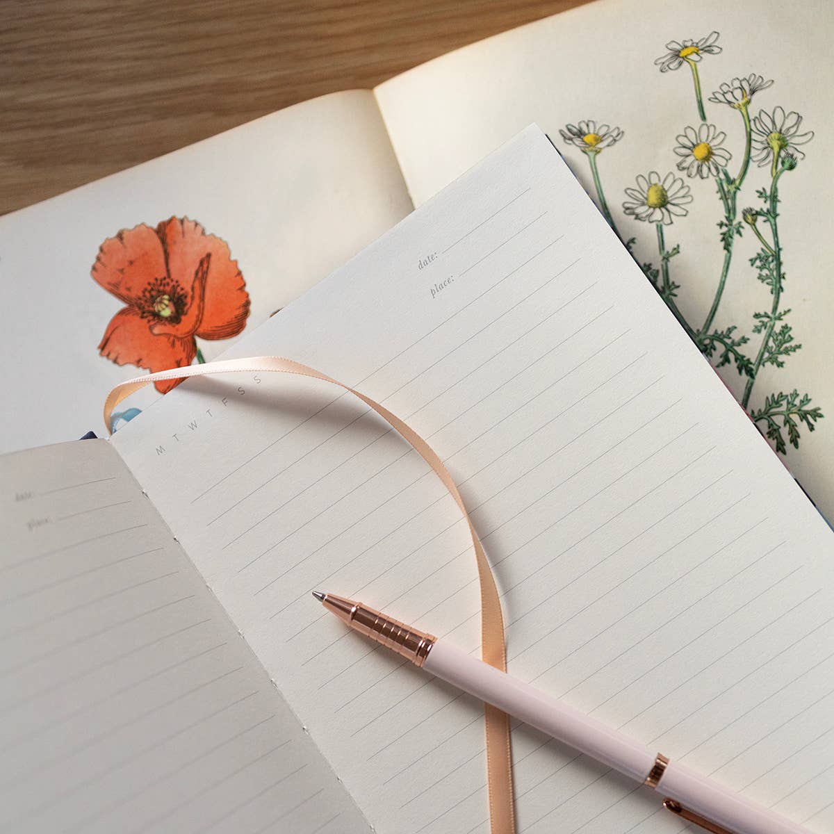 Linen and Foil Journal