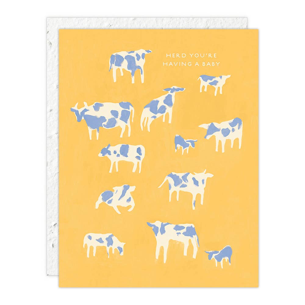 Welcome to the Herd Greeting Card