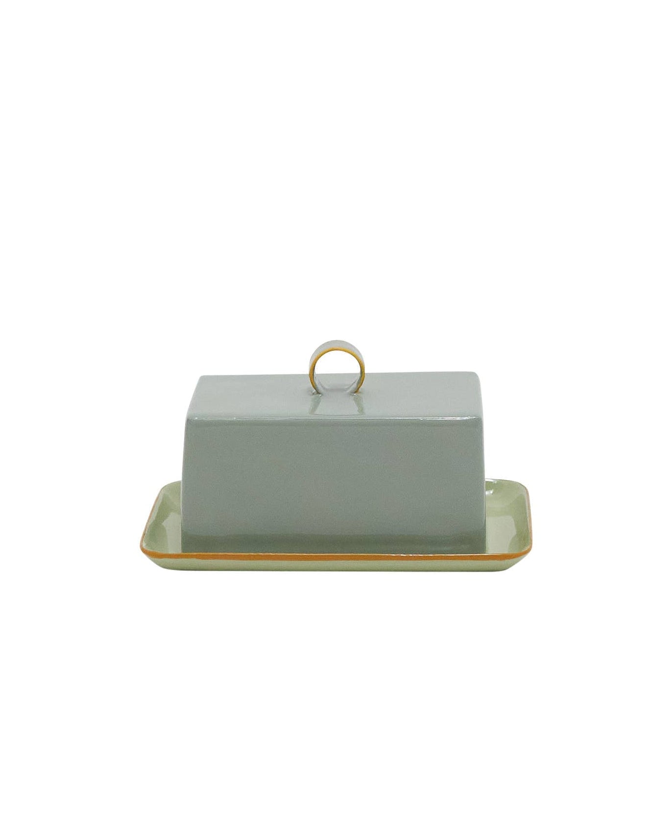 Harlow Bright Enamel Butter Dish