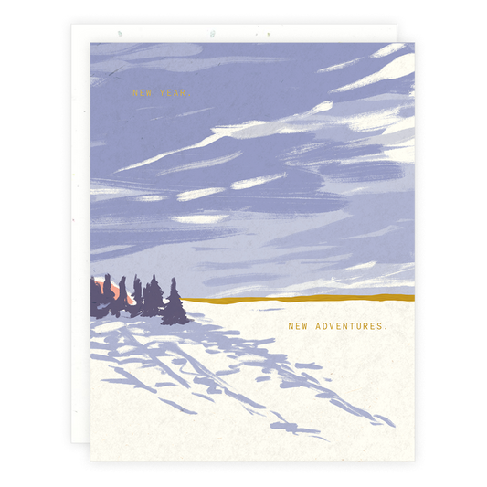 New Year, New Adventures Greeting Card
