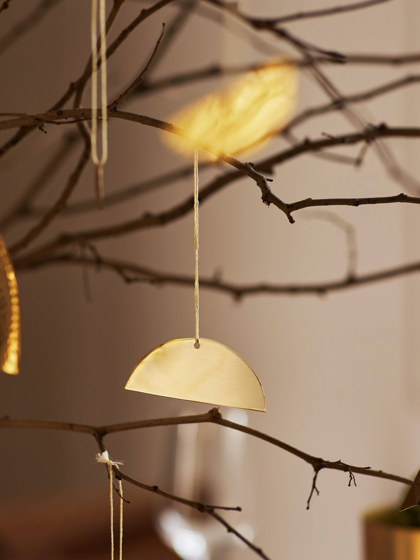 Abstract Brass Ornaments